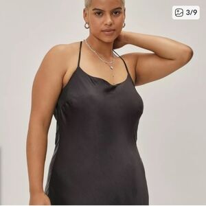 Nasty Gal Midnight Blue Backless Dress M